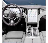 LYBQFZ Car Interior Center Console Navigation Transparent TPU Protective Anti-scratch Repair Film Refit,For FAW HONGQI HS7 2023-2024