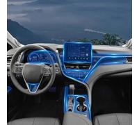 LYBQFZ Car Interior Gear Dashboard Protective Navigation Anti-scratch TPU Transparent Film, For TOYOTA Camry 2020-2021
