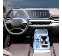 LYBQFZ Car Interior Gearbox Navigation Dashboard Protective TPU Film Transparent Anti-scratch Film Accessories,For JAC JS6 2021-2023
