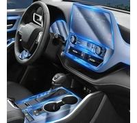 LYBQFZ Car Interior Instrumen Gear panel Dashboard Gps Navigation Screen Transparent TPU Protective Film,For Toyota Highlander 2020-2024