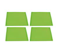 Lybunair 4PCS Silicone Dehydrator Mats for Drying Fruits Meats Vegetables, and Reusable Nonstick Silicone Trays for Oven (Green)