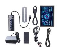 Lybunair 5 Inch IPS Full View Angle Computer Sub Screen, PC Case Data Album Video Monitoring Secondary Display Screen