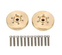 Lybunair Brass Wheel Hex Hub for 1/10 Remote Control Car SCX10, 12mm