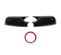 Lybunair Glossy Black Door Mirror Cover, Exterior Outside Wing Mirror Replacement, Compatible with Types from 2009 to 2015, Part Number 963740075R