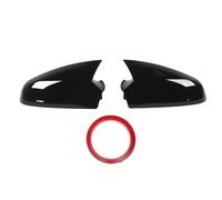 Lybunair Glossy Black Rearview Mirror Cap Pair, High Strength Door Mirror Cover Replacement, Compatible with Types from 2004 to 2009, Part Number 6428200