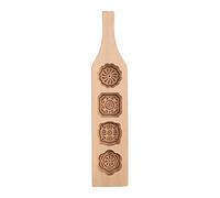 Lybunair Moon Cake and Pastry Crafting Set, Wooden Template for Homemade Bean Cakes Include Templates and Bag (Type 1)
