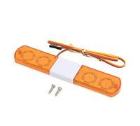 Lybunair RC LED Police Light 4 Modes RC Police Flash Lamp Simulation Alarming Light for 1/8 1/10 RC Cars (Yellow)