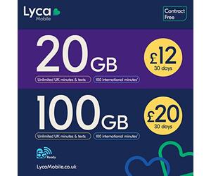 Lycamobile blank SIM No-contract SIM is ready and waiting for your next plan £1