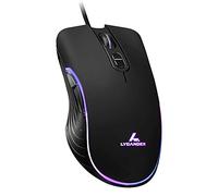 Lycander Gaming Mouse, Wired Optical USB Mice with Adjustable dpi up to 6400, 7 Buttons, LED, 1.5M Cable