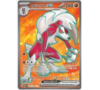 Lycanroc ex 241/193 Ultra Rare Double Pokemon Card (SV2 Paldea Evolved) + 1x TitanCards® Toploader
