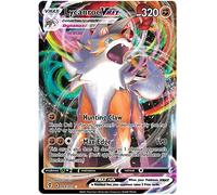 Lycanroc VMAX 092/203 Ultra Rare Pokemon Card (SWSH Evolving Skies) + 1x TitanCards® Toploader