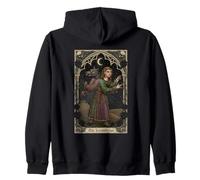 Lycanthrope Werewolf Cult Horror Tarot Zip Hoodie