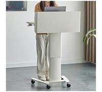 LYCDPYCD Mobile Podiums Laptop Static Stand Lectern Height Adjustable Podium Floor Standing Podium Wheels Sit Stand Desk