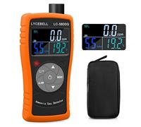 LYCEBELL Ammonia Gas Detector LC-5800G, 0~100 PPM NH3 Monitor with Alarm, Particle Detector Professional Meter with Temperature(℉/℃), Humidity, Ammonia Gas Tester for Poultry, Farm, Factory