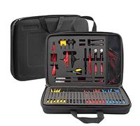 LYCEBELL Automotive Circuit Test Leads Kit, 92 Pieces Back Probe Pins Multimeter Test Leads Kit with Carrying Case, Electrical Testers Wire Connectors Adapter Cables with Alligator Clips