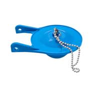 Lychee Light Toilet Flapper Replacement Parts, Universal 3-Inch Toilet Stopper Flappers with Chain and Hook,WC Repair Parts Fits 3 Inch Flush Valve,Easy to Install,Water Saving, Rubber,Blue (1 PACK)
