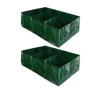 Lychee Plant growing bags, breathable garden beds, suitable for growing a wide range of flowers as well as vegetables (2, 90x60x25cm)