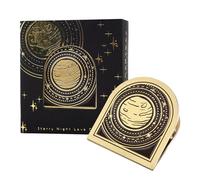 Lychii Journal Clip, Universe Pattern Book Clip for TN Travelers and Midori Notebook, Decorative Book Clamp for Planner, Journey, Office, Scrapbook
