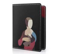 Lychii Passport Holder, Minimalist Aesthetic Design Passport Covers, Ultra Slim PU Leather Passport Travel Wallet Document Organizer for Women/Men