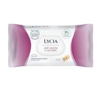 Lycia Makeup cleansing wipes for dry and sensitive skin with oat milk, 1 pack of 60 wipes