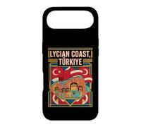 Lycian Coast Türkiye Flag Rock Tombs Ancient Retro Art Case for iPhone Air