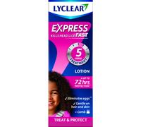 Lyclear Express Treat & Protect Lotion - Kills Head Lice & Eggs - Effective in Just 5 minutes on Head Lice & Helps Protect for up-