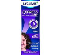 Lyclear Express Treat & Protect Spray - Kills Head Lice & Eggs - Effective in Just 5 minutes on Head Lice & Helps Protect for up-to 72 hours* - 100ml Spray Format