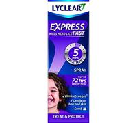 Lyclear Express Treat & Protect Spray - Kills Head Lice & Eggs - Effective in Just 5 minutes on Head Lice & Helps Protect for up-to 72