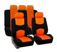 LYCREW Car seat covers for Suzuki Ignis 2016-2021, comfortable breathable anti-slip suits, front and rear seat covers,a/Orange