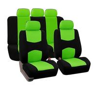 LYCREW Car seat covers for Suzuki Ignis 2016-2021, comfortable breathable anti-slip suits, front and rear seat covers,a/Green