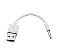 Lycuiw 3.5mm Jack to USB 2.0 Data Transfer Cable For iPod Shuffle 3rd 4th 5th 6th 7th MP3,Audio Adapter Charging Cable USB Data Cord Replacement