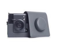 Lycuiw Protective Case for Instax Wide Evo,Retro Camera Bag with Shoulder Strap PU Leather Cover Protection Camera Case (Gray)