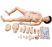 LYDBMYT 5.7ft Patient Nursing Manikin, Full Body Training Mannequin, Anatomical Human Model Training, for Nursing Training Teaching Props