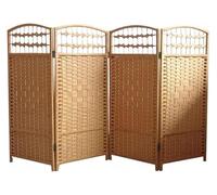LYDBMYT Bamboo Room Divider, Folding Privacy Screen, Room Dividers and Folding Privacy Screens, Separator Panels for Room Separation(120X40CM-6PCS)