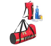 LYDBMYT EMS O2 Shoulder Bag for O2 Cylinder, Portable Oxygen Tank Carry Pack with Padding - First Aid Bag Empty