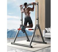 LYDBMYT Fitness tower, Multi-function Pull-up Station Portable Foldable Workout Equipment with Pull Up Bar and Dip Station for Home Gym Full Body Strength Training Max Load1500lbs