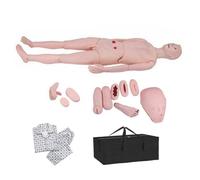 LYDBMYT Nursing Training Manikin, Demonstration Human Manikin PVC Anatomical Mannequin, for Students Training Skills & Education Supplies, 170 cm,Male