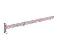LYDBMYT Rack System Closet Storage Organizer - Heavy Duty Folding Hanger, Space-Saving Retractable Dry Coat Rack for Laundry, Bedroom, Bathroom, and Outdoor Use(Pink,Long)