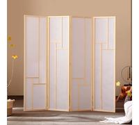 LYDBMYT Room Divider Screen, Folding Privacy Screen Panels, Partition Dividers for Room Separation, Portable Freestanding Privacy Partition Screens, Wall Divider Wood,Beige