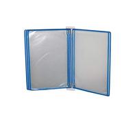 LYDBMYT Wall Document Organiser,Wall Mounted Document Holder,Document Display Holders a4 with 5 Panels and 10 Pockets for Display 35 * 24 * 4.5CM,J