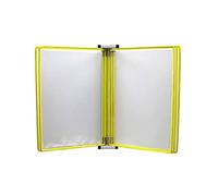 LYDBMYT Wall Document Organiser,Wall Mounted Document Holder,File A4 Display Wall Folder -, A4[8.26inch×11.69inch] 10 Pockets,Unique Colour-13x9x1.57IN