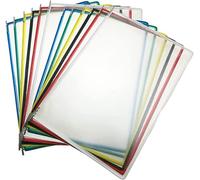 LYDBMYT Wall Mount Reference Organizer - Desktop Reference System, Durable Polypropylene, A4 Folder Wall-Mounted File Holder, Poster Flip Book Display, for Storing and Displaying Documents,