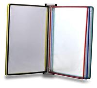 LYDBMYT Wall Mount Reference Organizer - Flip File Holder, Durable Polypropylene, A4 Folder Wall-Mounted File Holder, Poster Flip Book Display, for Storing and Displaying Documents,