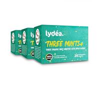 Lydea Three Mints+, Organic Herbal Tea with Three Mint Varieties, Apple, & Herbs, 60 Pyramids, 3 Pack [3 x 20 Pyramids]