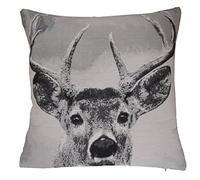 Lydealife 18 X 18 Inch Cotton Linen Decorative Throw Pillow Cover Cushion Case, Deer Elk