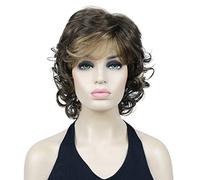 Lydell 12" Short Curly Wigs Soft Shaggy Layered Classic Cap Full Synthetic Wigs (RM73)