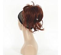 Lydell Adjustable Messy Style Ponytail Hair Extension Synthetic Hair-Piece with Jaw Claw Amzing Shape For You (130 Copper red)