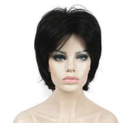 Lydell Short Layered Shaggy Full Synthetic Wig Wigs Natural black