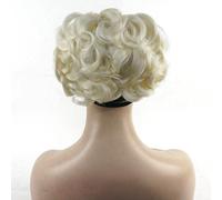 Lydell Short Messy Curly Dish Hair Bun Extension Stretch hair Combs Clip in Ponytail Extension (613A)