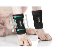 Lyderpet Dog Brace Front Leg Wrist Support, Canine Dog Carpal Brace Splint, Prevents Injuries and Sprains, Protects Carpus Joint Wounds Heals, Helps with Loss of Stability Caused by Arthritis